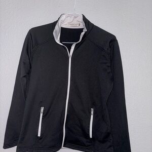 Sag Harbor Black Jacket with White Trim